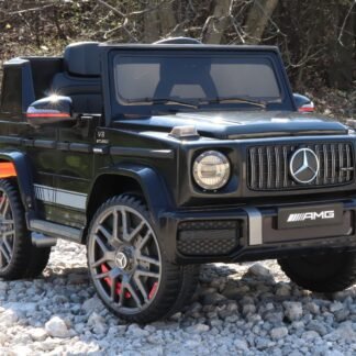 Mercedes G63 12v, negro, rc, de 1 a 4 años, asiento plastico   INDA268-BN-G63B